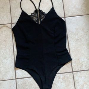 Black Bodysuit Tank